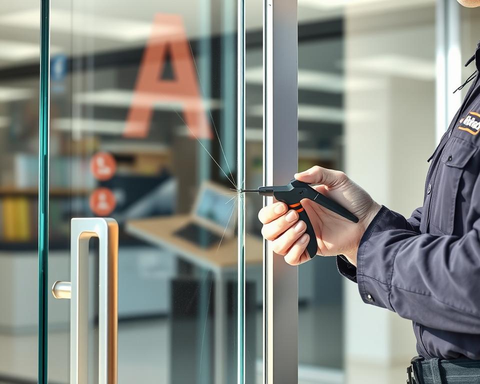commercial glass door repair