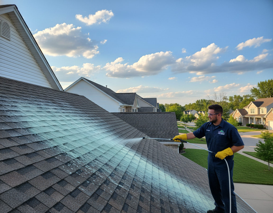 Roof Cleaning In Hilliard
